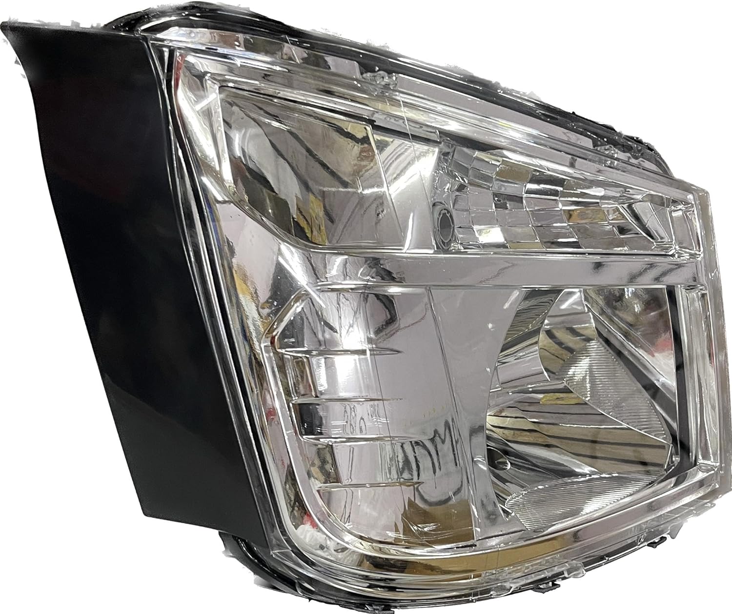 K D Headlight assembly for TATA INTRA White ( WITHOUT ADJUSTABLE MOTOR)