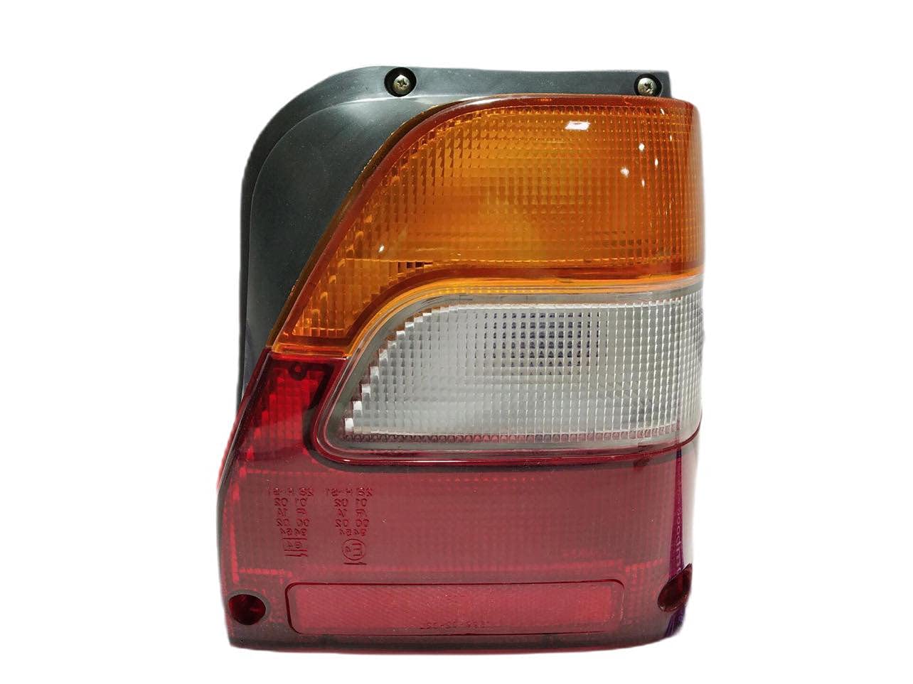Tail light assembly for Maruti 800 Type 2 with clear lens and red, yellow, and white coloration.