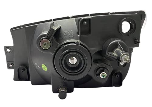 K D brand headlight assembly for Mahindra Bolero Type 3, featuring a clear lens and a silver-colored housing with a black trim.