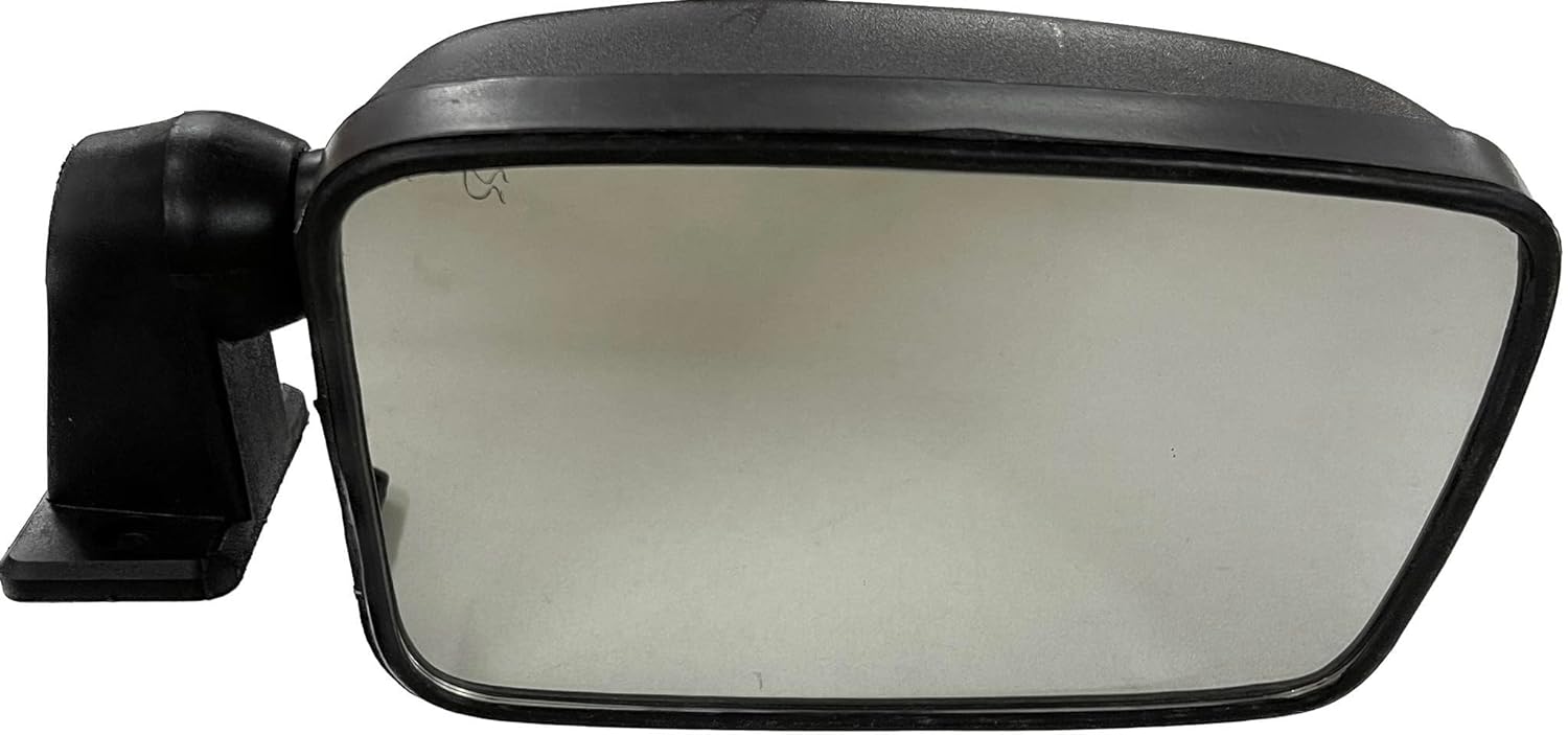 Side rear view door mirror for Mahindra Bolero T2 in black color.