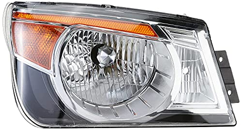 K D brand headlight assembly for Mahindra Bolero Type 3, featuring a clear lens and a silver-colored housing with a black trim.