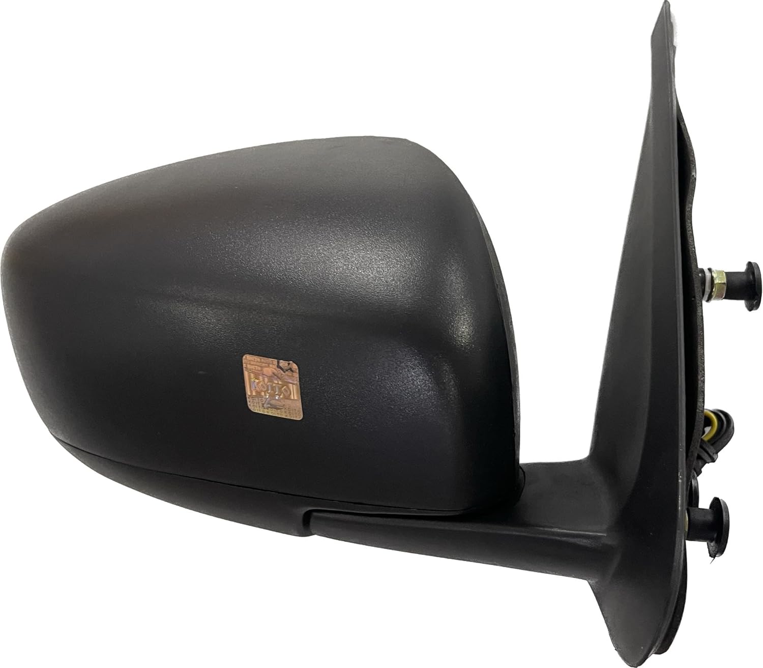 Black side/door mirror for Maruti Celerio 2022-Onwards motor without indicator, non-auto fold design.