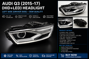 Headlight Assembly For Audi Q3 (2015-17) (HID+LED)