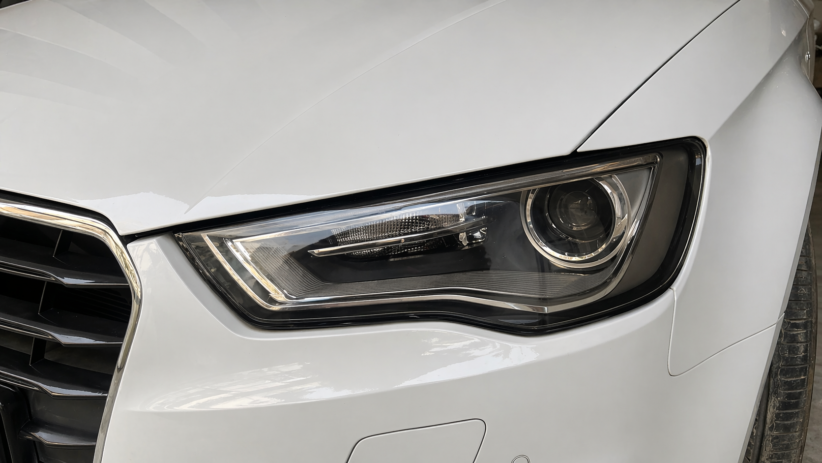 Headlight Assembly For Audi A3 Sport Black (HID/LED) (2012-15)