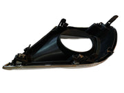 Car headlight assembly on a white background