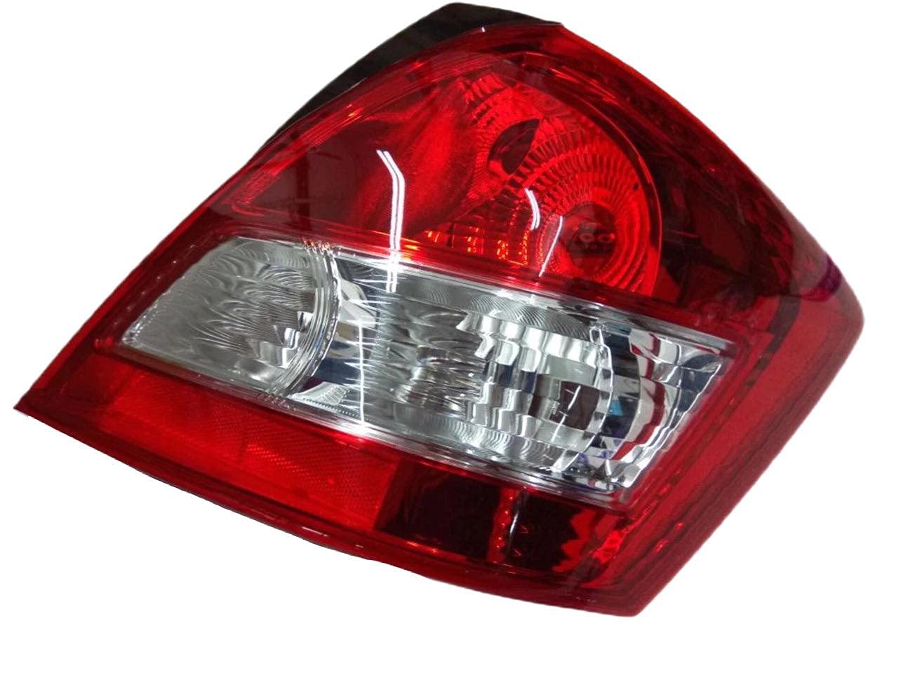 Rear tail light for a Suzuki Dzire 2012-2017, featuring a red cover with clear and silver components visible behind.