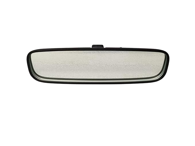 A black rear view mirror for vehicles such as Etios, Liva, and Cross with a visible mounting frame.