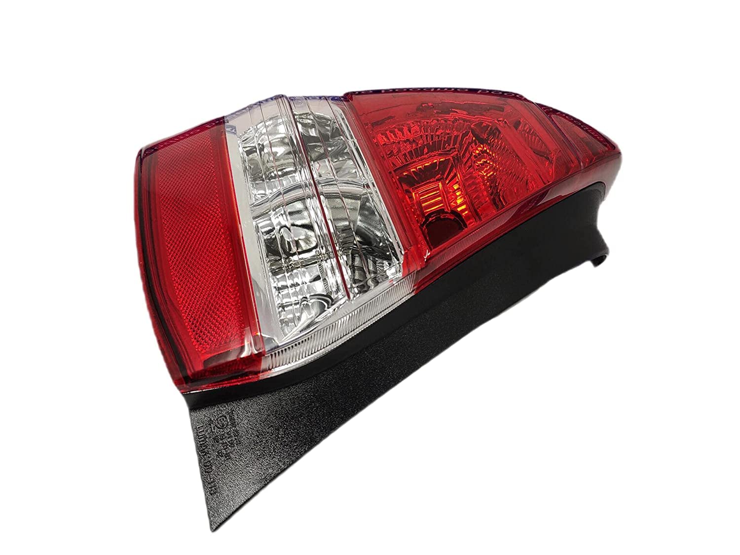A red and clear tail light for a Toyota Etios Sedan, with visible brake light and turn signal components.