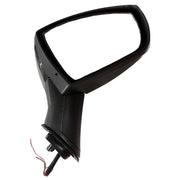 Black side mirror for Ford Ecosport with indicator, door mount type, with visible wiring