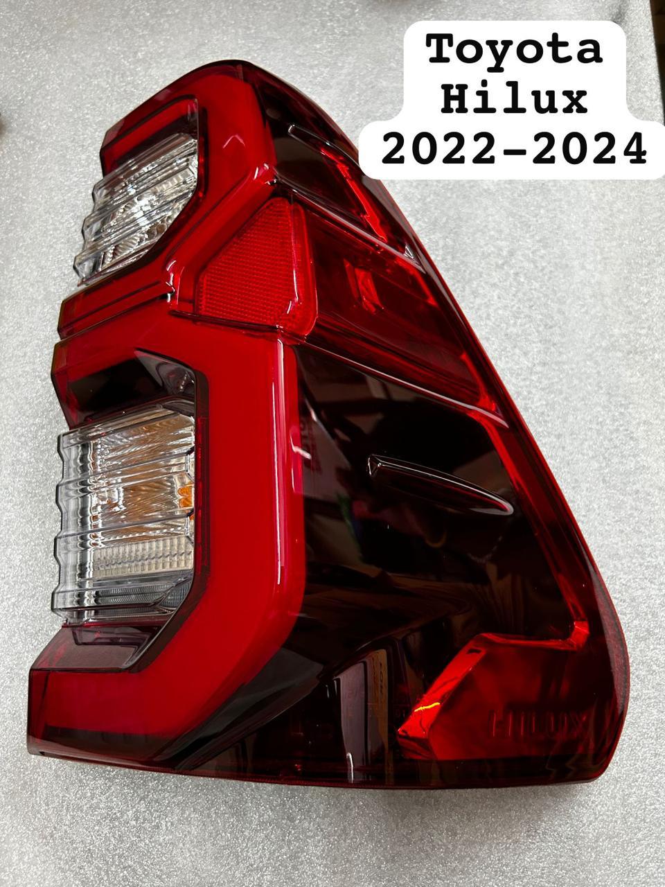 Red taillight backlight for Toyota Hilux 2022-now