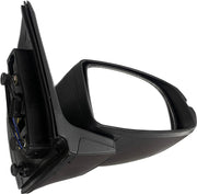 A black K D brand motorized door/side mirror for a Honda City 2014-2021 with a visible wire connection point.