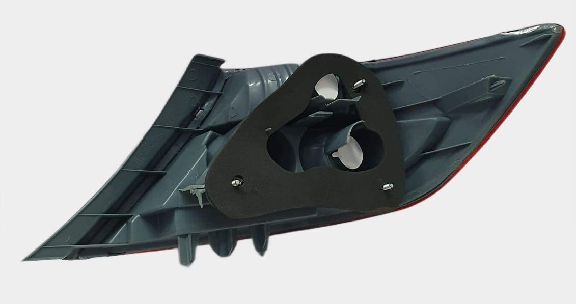 Red tail light assembly for Honda City Type- 4 ZX 2003-2008, with a close-up of the vehicle compatibility note.