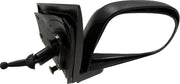 An adjustable side mirror for a Hyundai Eon VX, featuring a door mount and a black exterior.