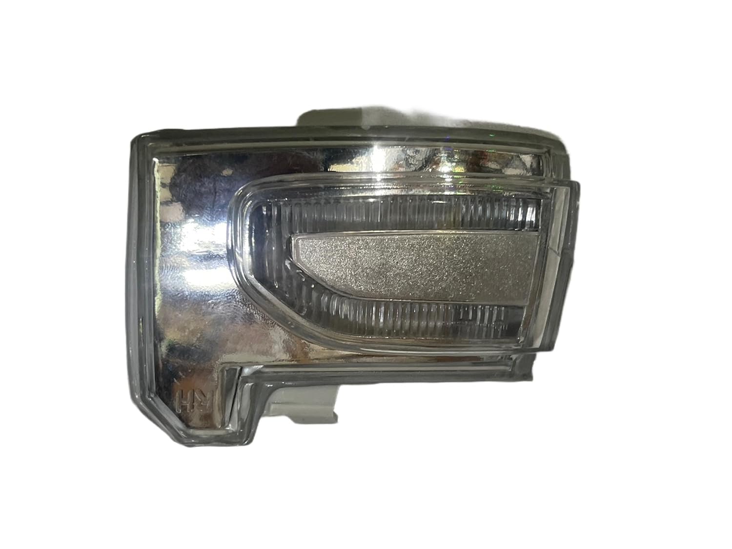 A K D brand side/door mirror indicator for Hyundai Venue, featuring a clear glass lens with a silver-colored frame.