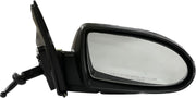 A black K D brand manual door/side mirror for a Hyundai Verna.