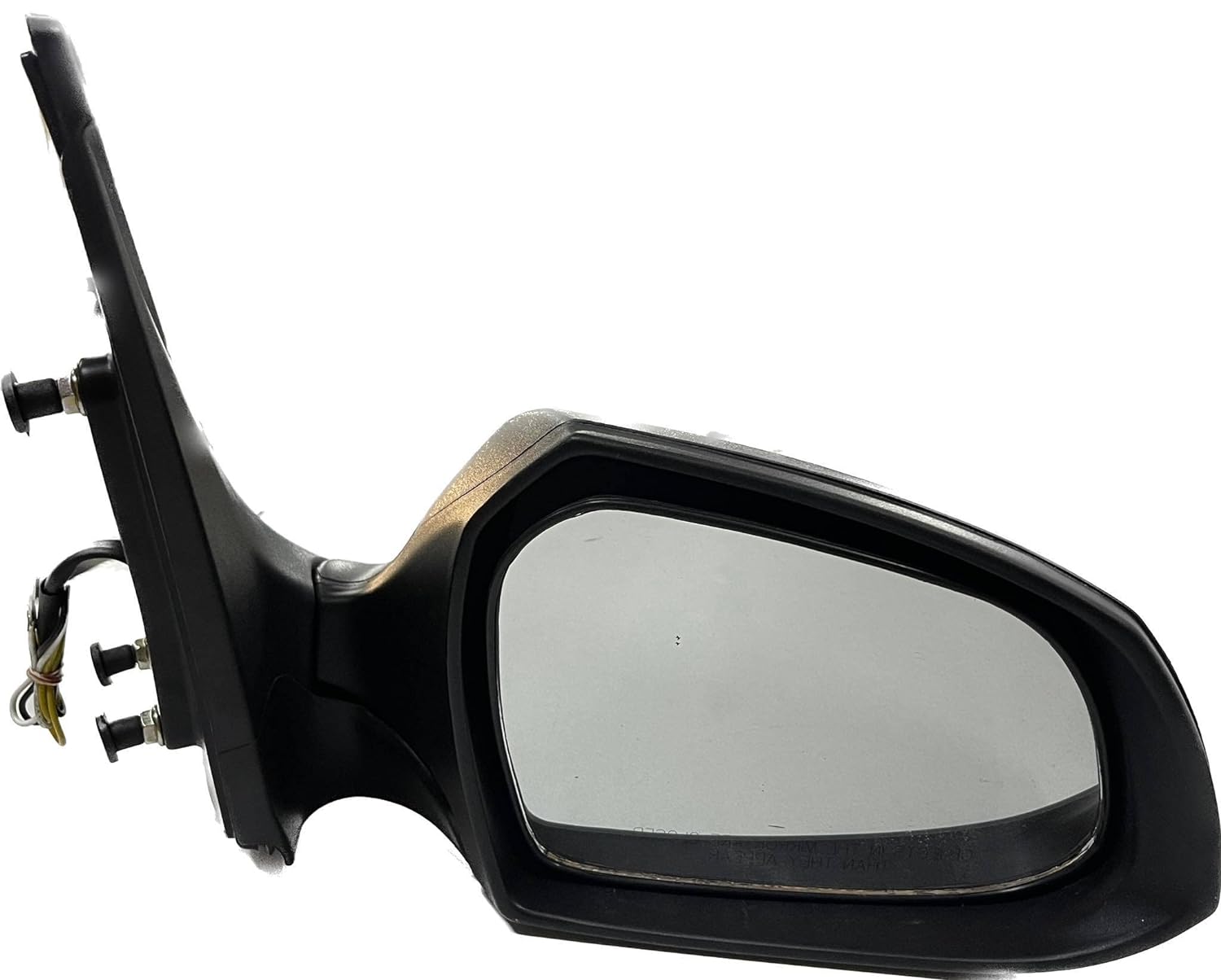 Black side rear view door mirror for Hyundai Xcent / I10 Grand with electrical motor without indicator.