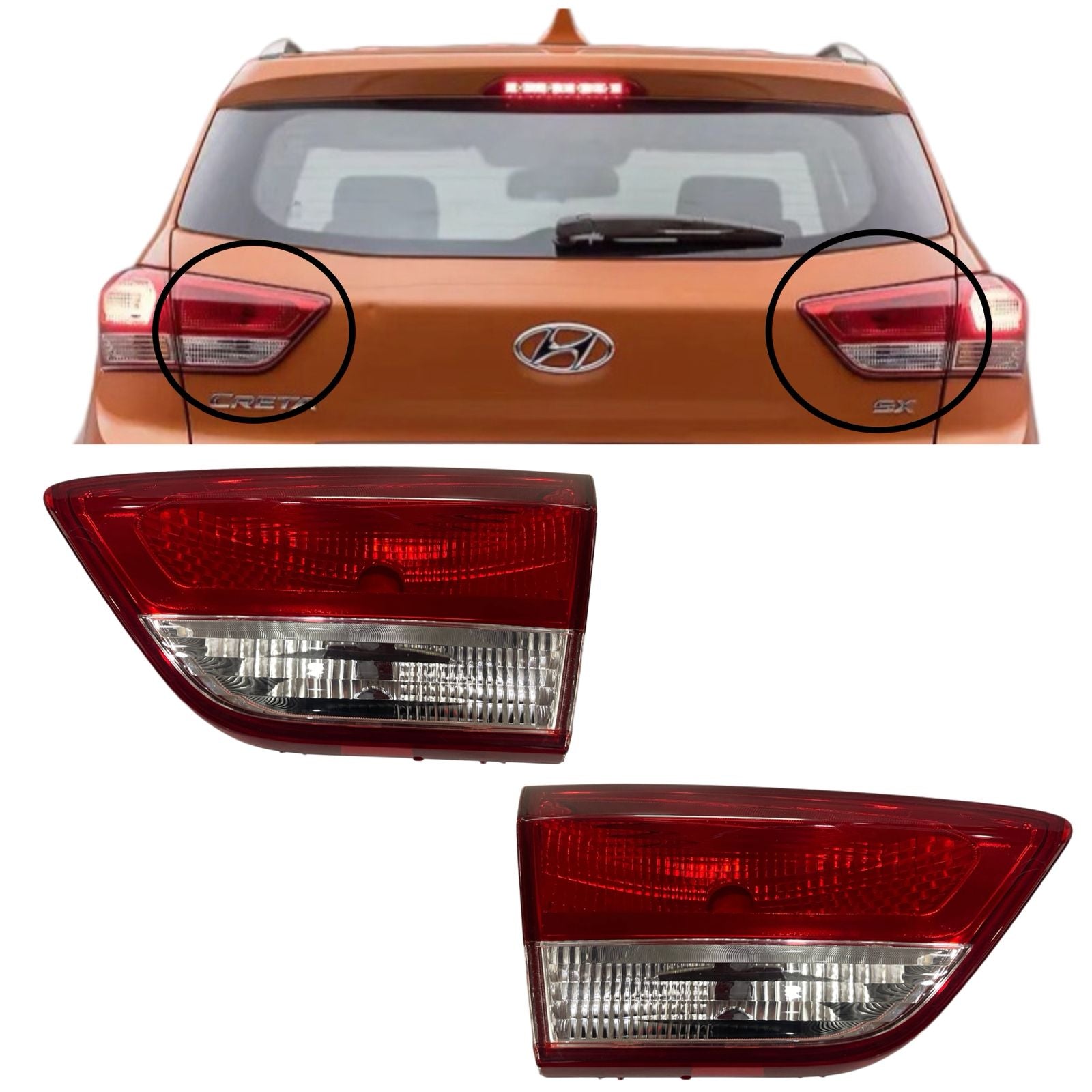 K D Taillight/Dicky light assembly For Hyundai Creta Type 2 2018-2020