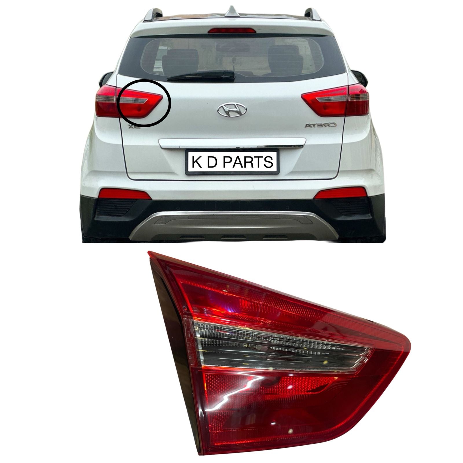 K D Taillight/Dicky light assembly For Hyundai Creta Type 1  2015-2018