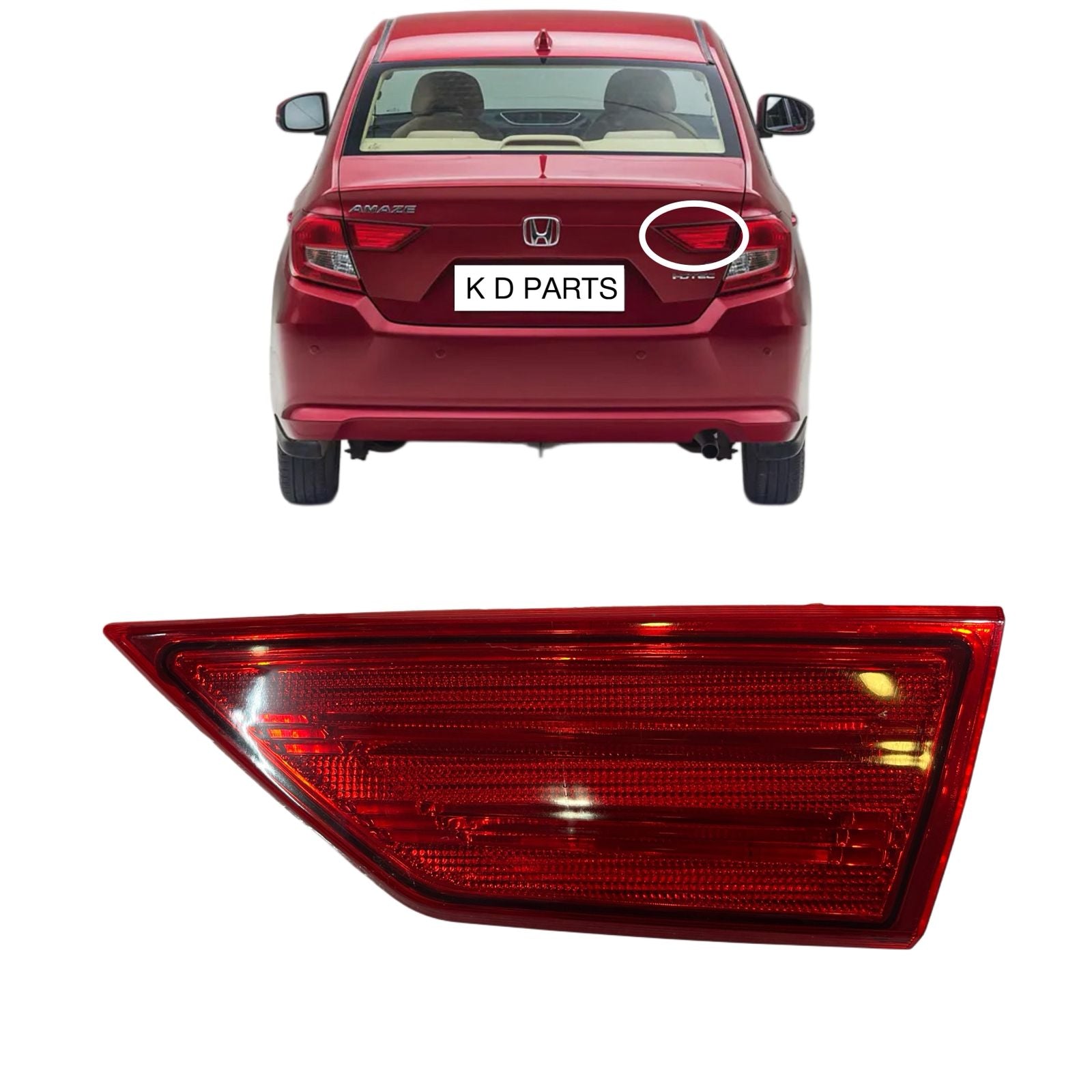 K D Taillight/Dicky light Assembly for Handa Amaze Type 3  2018-2021