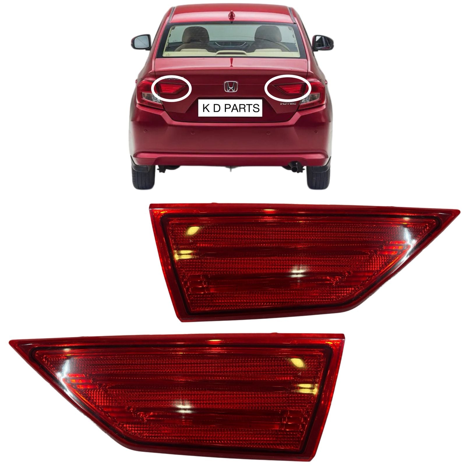 K D Taillight/Dicky light Assembly for Handa Amaze Type 3  2018-2021