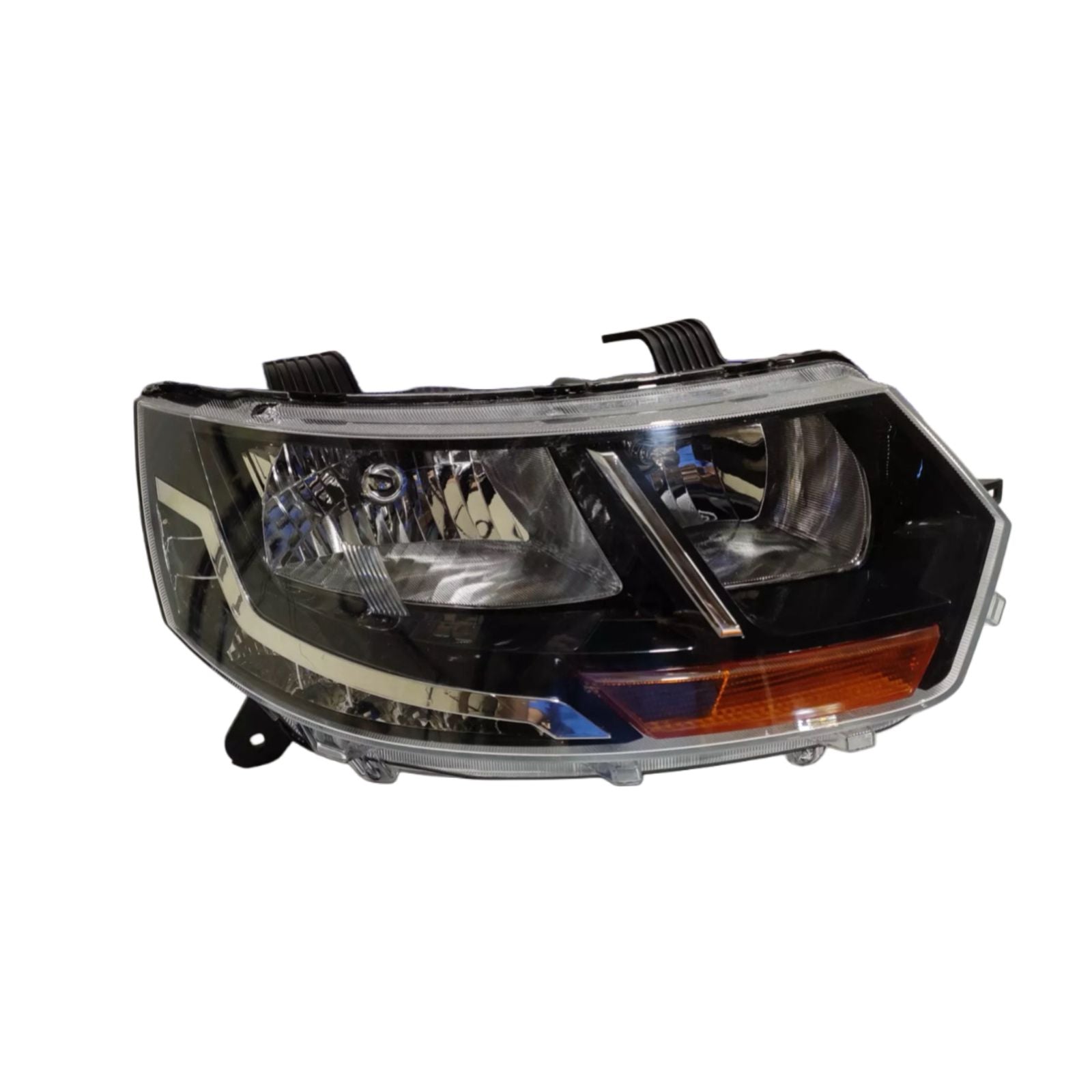 LUMAX HEADLIGHT FOR MAHINDRA KUV100 TYPE 2 WITH MOTOR & DRL 2017-NOW