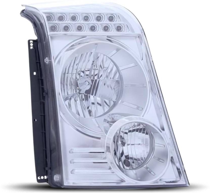 K D Headlight for Tempoo Traveller Chrome Without Adjustable Motor