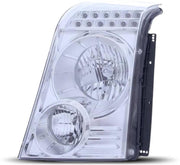 K D Headlight for Tempoo Traveller Chrome Without Adjustable Motor