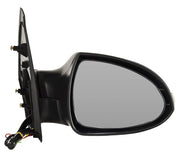 Black side/door mirror with indicator for Tata Indigo/Indica motor vehicles with visible wiring harness.