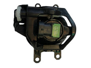 Mechanical component with a green label on a white background