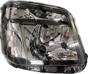 headlight assembly for TATA INTRA vehicle, showcasing the front lighting system with reflectors and glass lens.