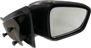 Black side rear view door mirror for Renault KWID, non-adjustable.