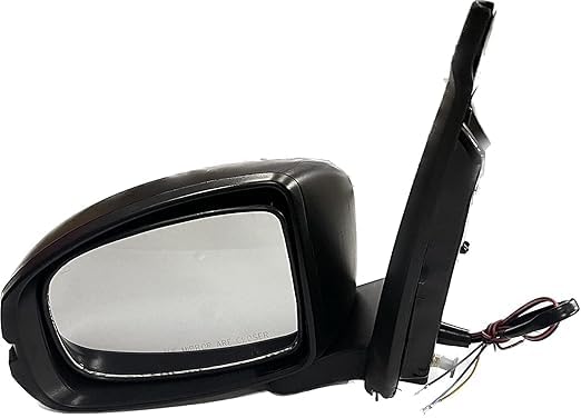 Side/Door Mirror for Honda Amaze 2016-2018, Black, Automatic Fold, Motor with Indicator