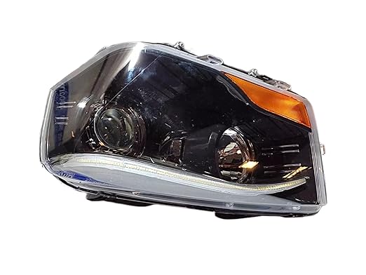 Headlight For Mahindra Scorpio with Projector, 2014-NOW (YELLOW)