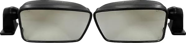 A pair of K D brand side mirrors designed for Mahindra Bolero/Armada T1 vehicles, showing a black mirror housing and reflective mirrors.