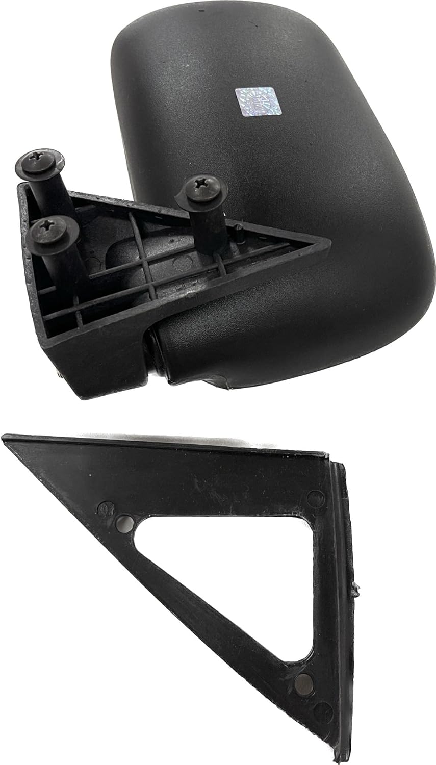 Side rear view door mirror for Maruti 800 Car T3, in black color, with a classic look.