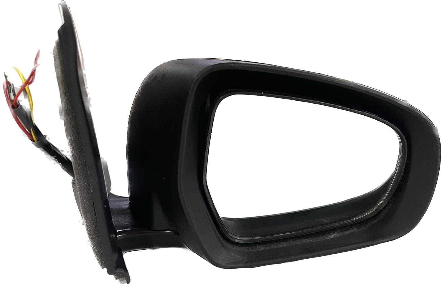 A black, clear K D brand door side mirror for Maruti Ertiga motor vehicle with an indicator, featuring a door mount design.