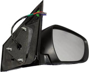 A black door mirror for a Maruti CIAZ motor vehicle, featuring a wiring harness.