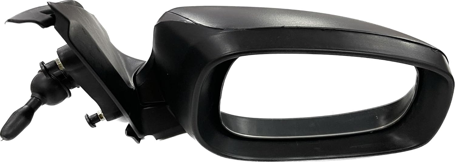 A black manual adjustable side door mirror for a Maruti Swift or Dzire, showing a clear glass and adjustment mechanism.