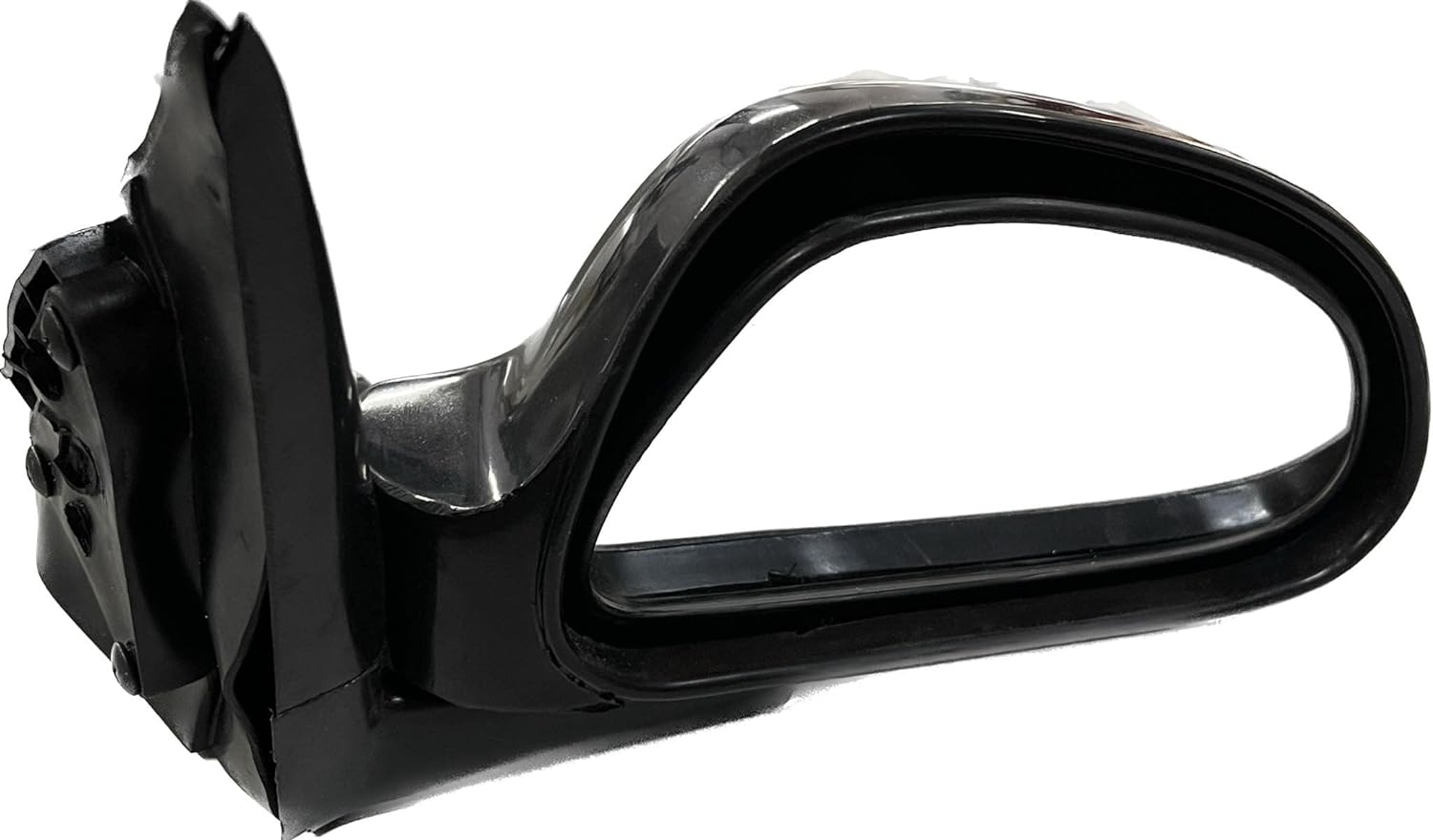 A black K D brand door mirror for a Maruti Zen vehicle.