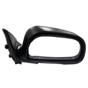 Black K D side mirror for Mitsubishi Lancer, door mount type.
