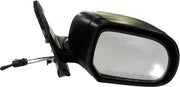 A black K D brand manual adjustable door mirror for a Nissan Micra VX.