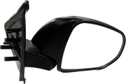 Black, clear K D side/door mirror for Datsun GO with door mount.