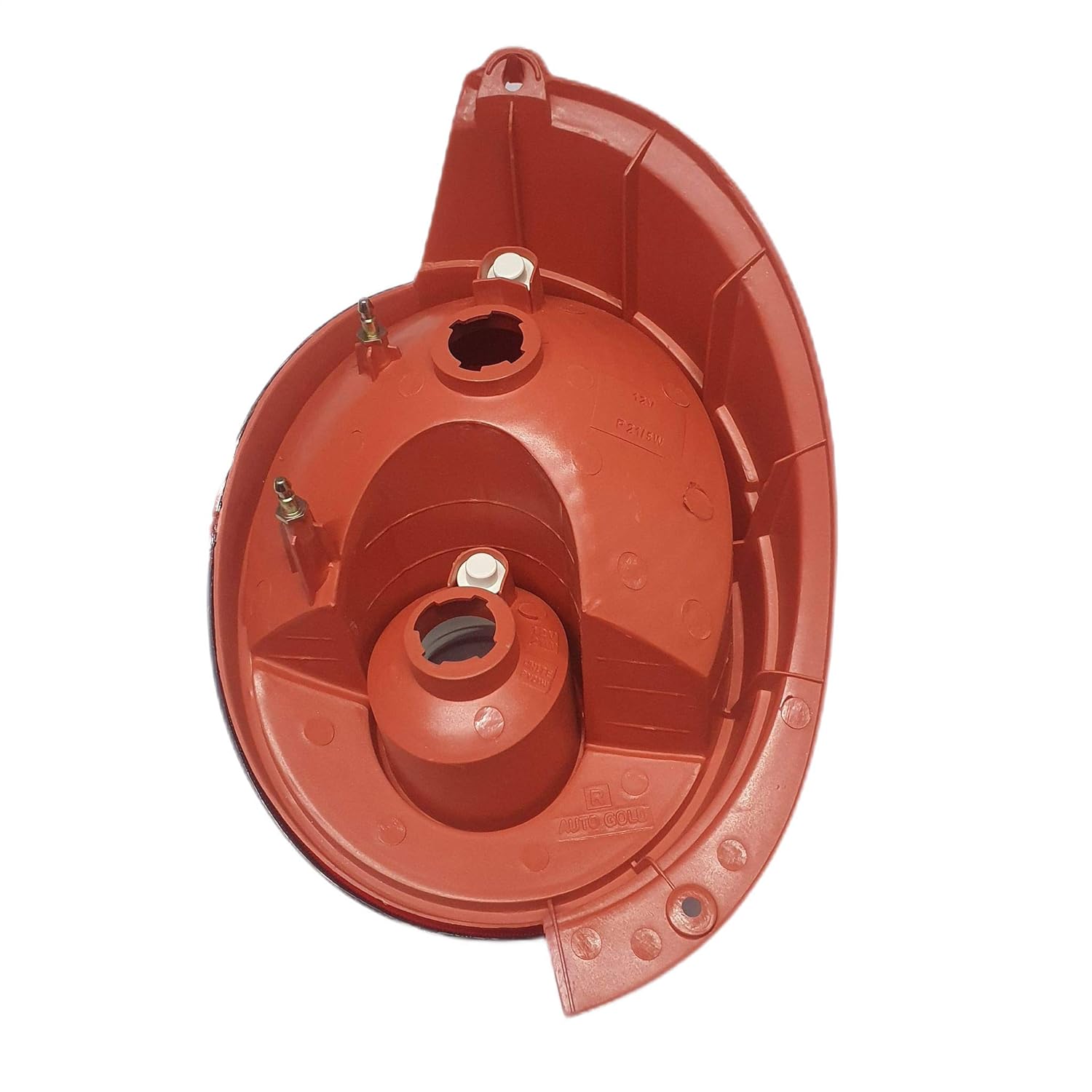 Red tail light for a Chevrolet Spark, showing the bulb and reflective surface.