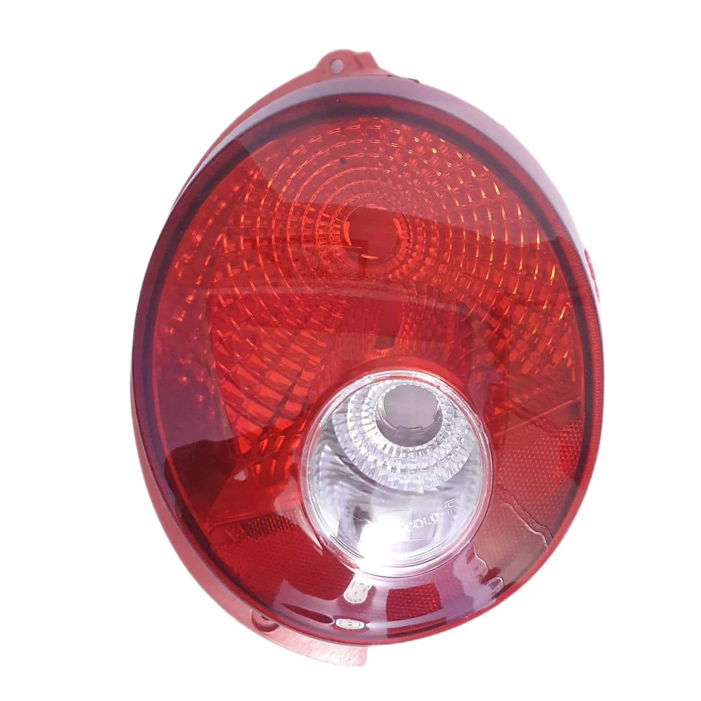 Red tail light for a Chevrolet Spark, showing the bulb and reflective surface.