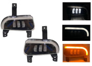 Scorpio Mhawk Harley fog lamp SET