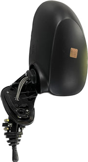 Spark plain black door mirror