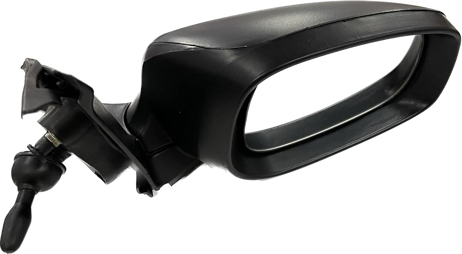 A black manual adjustable side door mirror for a Maruti Swift or Dzire, showing a clear glass and adjustment mechanism.