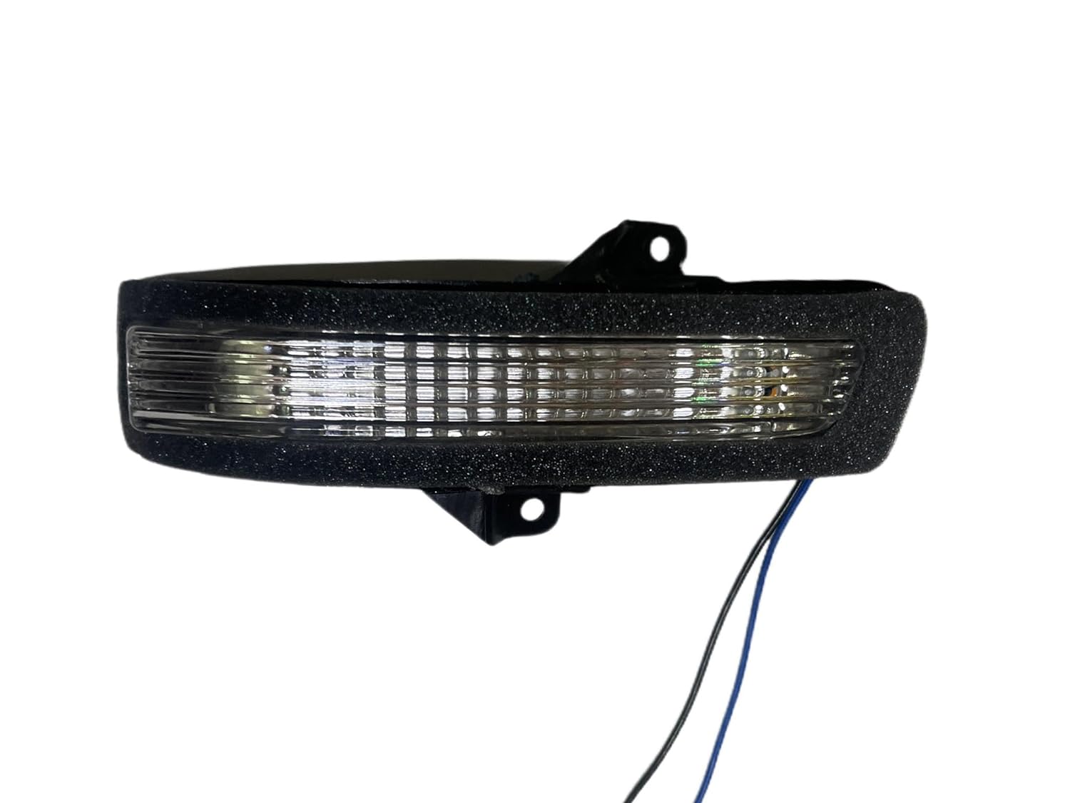A K D brand side/door mirror indicator for Maruti vehicles, featuring a yellow-colored lens with a convex design.