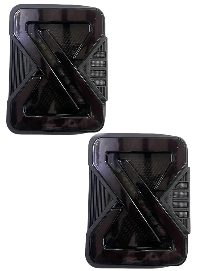 K D Smoky Black LED Taillight/Backlight For Mahindra THAR (SET) PAIR (Right & Left Both)