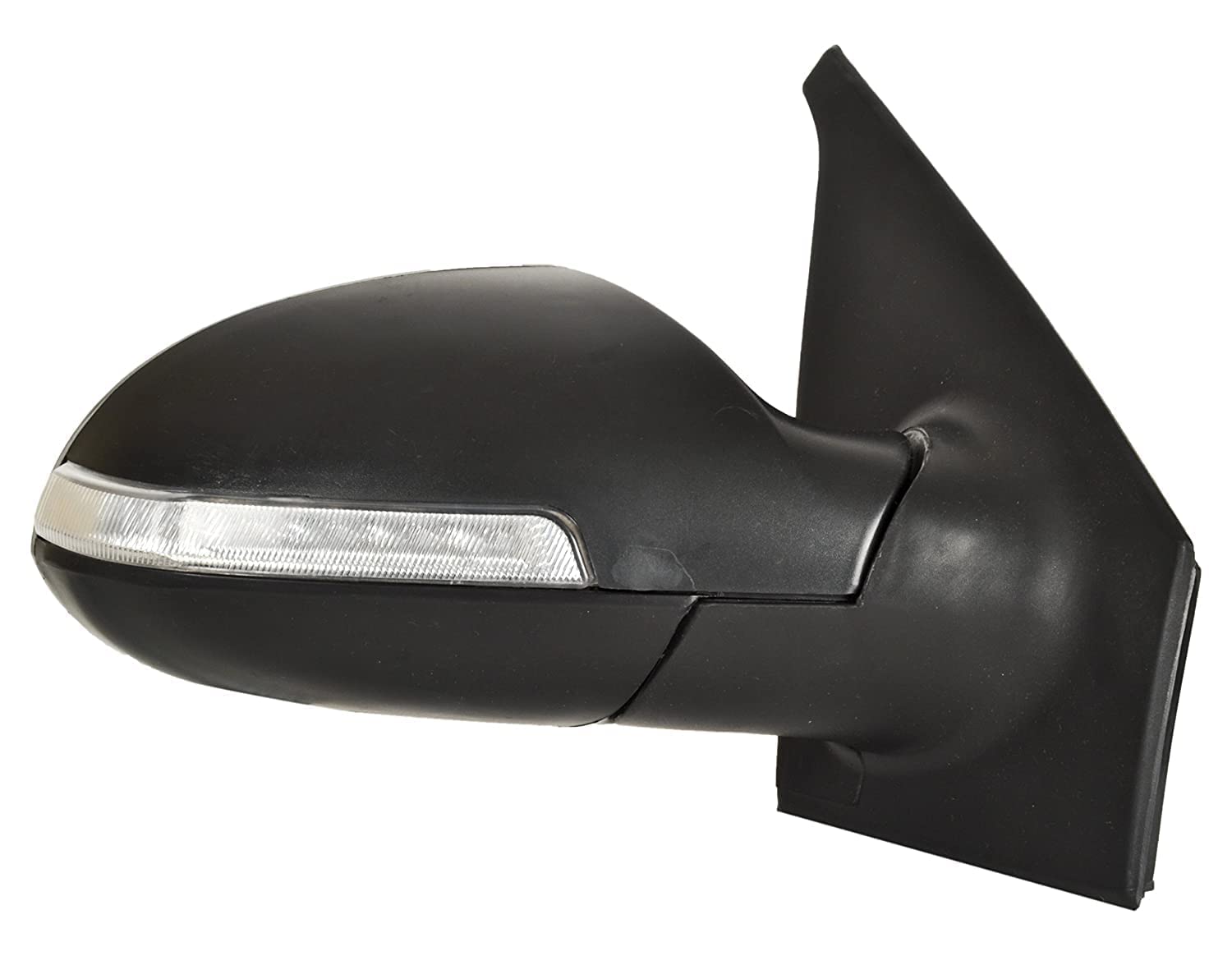 Black side/door mirror with indicator for Tata Indigo/Indica motor vehicles with visible wiring harness.